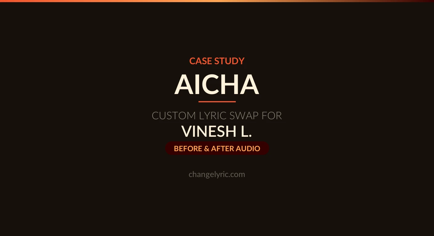 Aïcha name swap to Neesha, revised to five stars Aïcha by Cheb Khaled custom name swap to Neesha