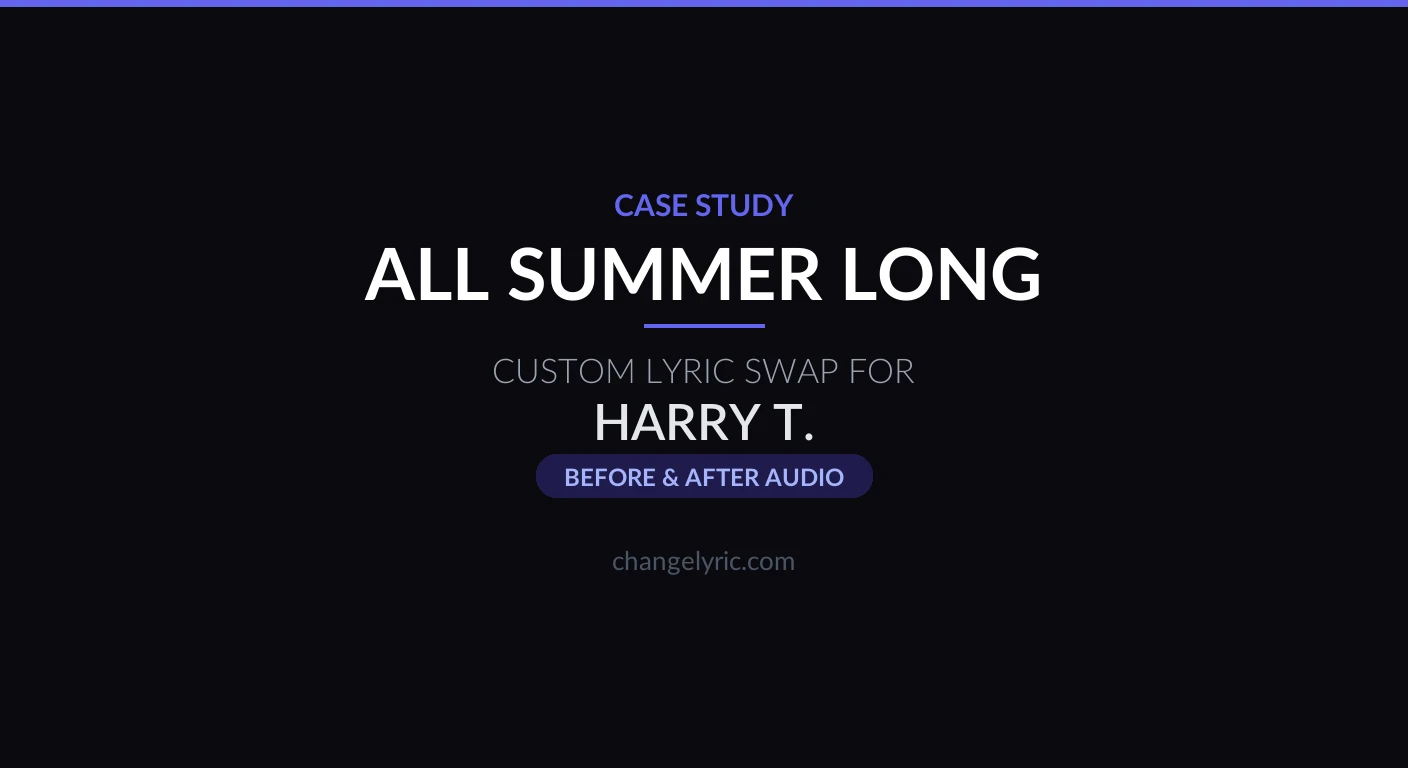 Kid Rock's summer anthem transformed into a family-friendly version All Summer Long custom lyric swap for clean family-friendly version