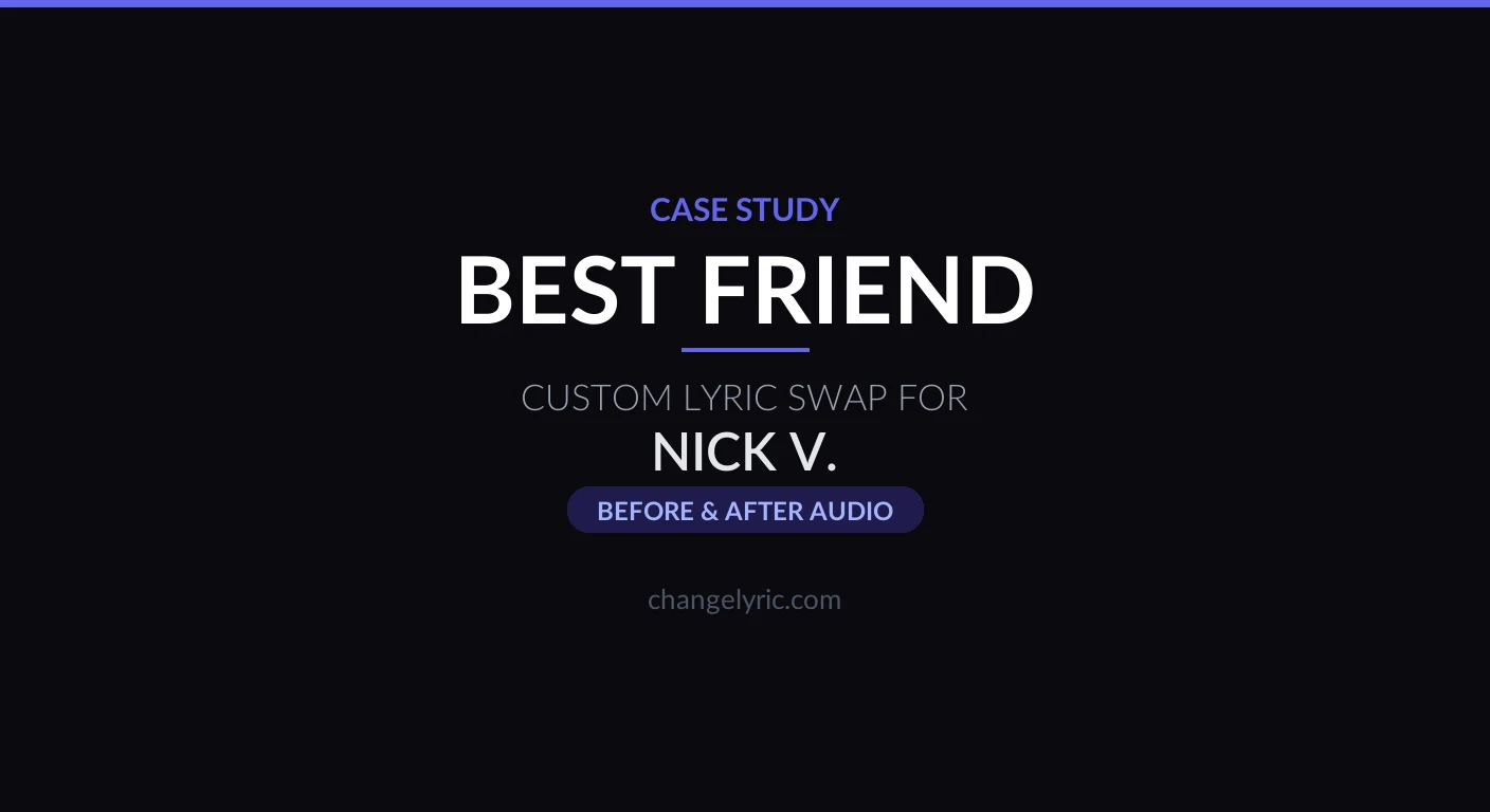 Best Friend with the dog's name changed to Daisy for a memorial video Best Friend - custom pet memorial name swap for Daisy