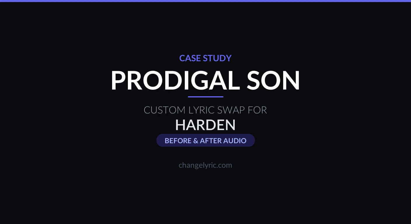 AI-generated song with prodigal corrected from protocol Prodigal Son - AI vocal mispronunciation fix