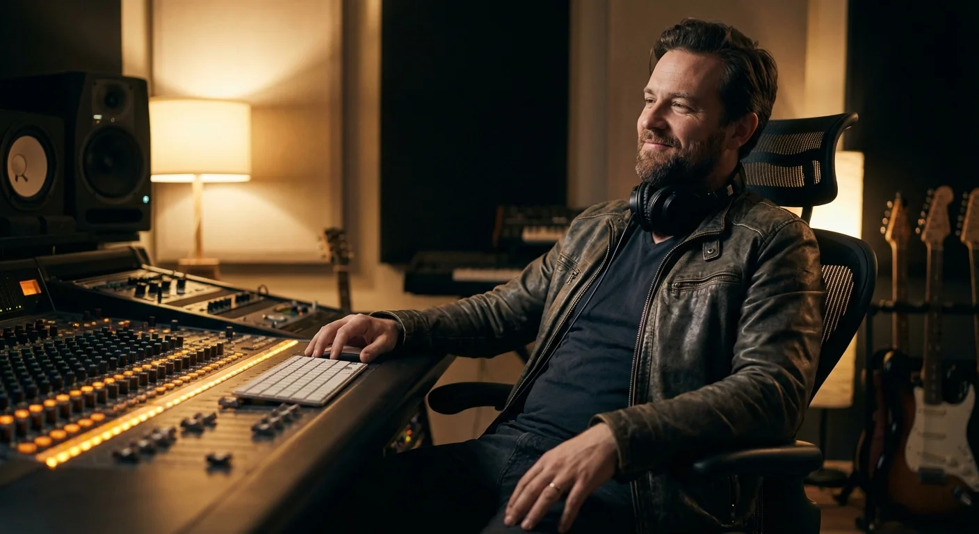 Super Mode gives the AI more time with your song Music producer working at a mixing console in a recording studio